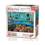 aklow akyoleticaret 22523 Migration Routes Hagia Sophia 2000 Parça Puzzle