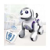 aklow akyoleticaret 28 cm Şarjlı Akıllı Robot Köpek; 22 Fonksiyon, El Sensörü, Ses, Işık, Dans ve Programlama - Çok Renkli