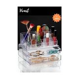 aklow akyoleticaret 3 Katlı Çekmeceli Makyaj Organizer Seti, Çok Renkli, Tek Ebat