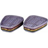 aklow akyoleticaret 3m 6059 Abek1 Org. Asit ve Amonyak Buhar Filtresi - Çok Renkli - 10 x 10 cm