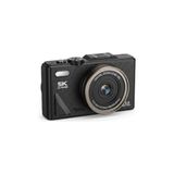 aklow akyoleticaret 5k Dijital Vlog Kamerası; 75MP Yüksek Çözünürlük, 18X Zoom, 3 Inç Döndürülebilir IPS Ekran, Wifi Bağlantılı Taşınabilir Fotoğraf Makinesi - Çok Renkli