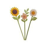 aklow akyoleticaret 8 "3 Adet Set Ahşap Çiçek Difüzör Çubukları Uçucu Yağ Değiştirme Aroma Koku Difüzör Çubukları Ev, Ofis Için, Yatak Odası Dekoru - Çok Renkli - 1