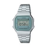 aklow akyoleticaret A168WA-3AYDF Kol Saati, Retro, Digital, Gri, Unisex - Standart
