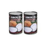 aklow akyoleticaret Aroy D Marketimgo Hindistan Cevizi Sütü 400 ml x 2 Adet (2 Pieces)