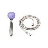 aklow akyoleticaret Ayarlanabilir El Duş Başlığı ve 150 cm Krom Duş Hortumu, Yüksek Basınçlı, Çok Fonksiyonlu, Dayanıklı, Evrensel Bağlantı Uyumlu - 10 x 10 cm