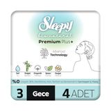 aklow akyoleticaret Bio Natural Premium Plus Hijyenik Ped Deneme Paketi Gece 4 Adet