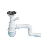 aklow akyoleticaret Çamaşır Makinesi Gideri Için Körüklü Sifon, Koku Önleyici Taslı, Lavabo Bağlantılı - Çok Renkli