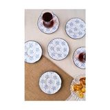 aklow akyoleticaret Çay Tabak Takımı, Tabakevi Tabak Evi Porselen Audrey 12 cm 6 Parça FLY6ÇTPRS1209