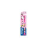 aklow akyoleticaret Çocuk Kral Şakir Yumuşak Diş Fırçası, Vakumlu Ayak, 5 Yaş+ (Pembe) - Çok Renkli