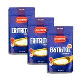 aklow akyoleticaret Doğal Toz Eritritol Tatlandırıcı 400 G x 3 Adet; Sıfır Kalori, Keto Diyet