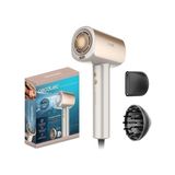 aklow akyoleticaret Dryglam Nano Plasma Saç Kurutma Makinesi, Fırçasız Motor, 1600W, 110000 Rpm, Iyon Teknolojisi, Champagne Rengi, Difüzör ve Yoğunlaştırıcı Başlık Dahil - Çok Renkli
