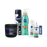 aklow akyoleticaret Erkek Bakım Seti: Deodorant, Vücut Kremi, Renksiz Dudak Kremi, Karşıtı Jel, Serum ve Güneş Kremi