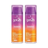 aklow akyoleticaret GOT2B Twisted Bukle Belirginleştirici Saç Sütü, X2 Set EXPINDA006 - Çok Renkli