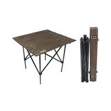 aklow akyoleticaret Gray Wolf Ahşap Katlanır Kamp Masası - 10 cm - Renkli