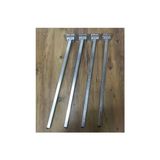 aklow akyoleticaret Hamadex Katlanır Metal Sofra Ayağı, 70 Cm, Gümüş Renk, 4'lü Set, Yer Sofrası Için, Masa Ayağı (40 Cm) - Çok Renkli
