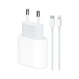 aklow akyoleticaret iPhone Uyumlu 11/12/13/14/6/7/8/x/pro Max 20W Şarj Başlığı ve Type-C Lightning Kablo Seti, Beyaz - Çok Renkli