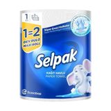 aklow akyoleticaret Kağıt Havlu Dev Rulo 1=2 - Çok Renkli