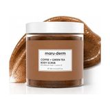 aklow akyoleticaret Kahve ve Yeşil Çay Özlü Vücut Peelingi, Bha ve Jojoba Yağı ile Arındırıcı, Söğüt Kabuğu Özütlü Peeling, 250 ml