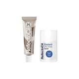 aklow akyoleticaret Kaş ve Kirpik Boyası No:3.1+Oxidant 3 %10 Volum Liquid 100 ML_KAŞ_BOYASI-296 - Renkli