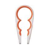 aklow akyoleticaret Kavanoz Açacağı; Beyaz-Turuncu, 21 cm - Çok Renkli