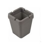 aklow akyoleticaret Kokusuz Kare Küllük, Duman ve Koku Tutucu Tasarım, Dayanıklı Plastik, 10 x 7,5 cm - Çok Renkli