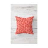 aklow akyoleticaret Leopar Desenli Çift Taraflı Baskılı Gizli Fermuarlı Yastık Kılıfı, Çok Renkli 45 x 45