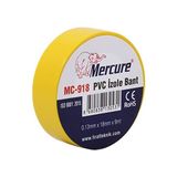aklow akyoleticaret Mercure Elektrikçi Bandı Sarı Izole Elektrik Bant Bandı Pvc 9 Metre - 10 cm - Çok Renkli - 1 Adet