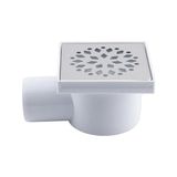 aklow akyoleticaret Metal Plastik Yer Süzgeci, Banyo Izgara Lavabo Pis Su Gideri Kapağı, Yandan Çıkışlı, 50 mm - Çok Renkli