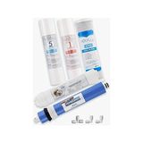 aklow akyoleticaret Mil Su Açık Kasa Su Arıtma Cihazı 5'li Filtresi Standart Membran Set - Çok Renkli
