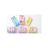 aklow akyoleticaret Mini Cep Boy Hijyen Seti: 3 Adet Mini Islak Mendil + 3 Kutu Parfümlü Kağıt Sabun (Toplam 300 Yaprak)