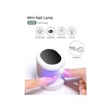 aklow akyoleticaret Mini Uv LED Işık Uv LED Lamba Tırnak Kurutucu Oje Tırnak Kurutma Makinesi Beyaz - Çok Renkli