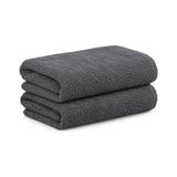aklow akyoleticaret Premium 50X90 cm %100 Pamuk El Havlusu Spor Havlusu – 250 G – 2'li ve 3'lü Set Seçenekleri – Banyo, Yoga, Pilates, Spor Için Şık ve Yumuşak El Havlusu (1, Füme) - Çok Renkli