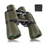 aklow akyoleticaret Profesyonel El Dürbünü, 100X100 Full Hd Görüntü Kalitesi, 20X Yüksek Zoom, 50 mm Objektif Lens Çapı, 1000 M/56M Görüş, Su Geçirmez Tasarım, Taşıma Çantalı, Doğa ve Güvenlik Için El Dürbünü - 10 cm