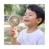 aklow akyoleticaret Şarjlı El Vantilatörü, Ayarlı Mini Fan, Fanı, Type-C, 2W Sessiz Güçlü, 3 Kademeli Hız, – Taşınabilir Cep, USB Şarjlı 500 Mah, Soğutma - Çok Renkli