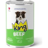 aklow akyoleticaret Sos Içinde Et Parçacıklı, Dana Etli Yetişkin Köpek Konservesi 400G