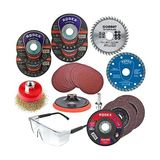 aklow akyoleticaret Spiral Avuç Içi Taşlama Makinesi Matkap Seti 115 Mm, 30 Parça - Çok Renkli