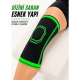 aklow akyoleticaret Sporcu Dizlik Esnek Örme Diz Koruyucu Nefes Alan Hafif ve Konforlu Tasarım - Standart - Çok Renkli