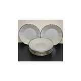 aklow akyoleticaret Tabak, Porselen 6'lı Yaldız Çay 11 cm (6 Adet) 8697263544758 - Çok Renkli