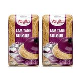 aklow akyoleticaret Tam Tane Pilavlık Bulgur (1 Kg) 2'li Paket
