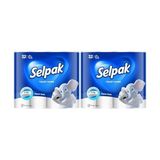 aklow akyoleticaret Tuvalet Kağıdı; 3 Katlı, 32'li, 1 Paket (1 x 32 Adet) (2 Paketi) - Çok Renkli