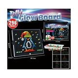 aklow akyoleticaret YM2215 LED Işıklı Parlayan Eğitici Resim Tableti - Çok Renkli