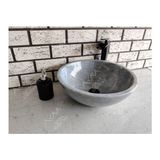Akm Dekor Grey Çanak Mermer Lavabo - Gri