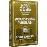 Akm Kitap 2026 Kpss Lise Ortaöğretim Ön Lisans Vatandaşlık Vatandaşlığın Pusulası Soru Bankası Cba Yayınları