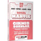 Akm Kitap 2027 Ags Kpss Ales Dgs Sözel Mantık Tamamı Çözümlü Çıkmış Sorular Yediiklim