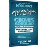 Akm Kitap 2027 Kpss Tüm Adaylar Için Dil Bilgisi Tamamı Çözümlü Çıkmış Sorular Konularına Göre Düzenlenmiş Yediiklim Yayınları