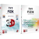 Akm Kitap 3D Yayınları Tyt Fizik Soru Bankası ve Deneme Seti 2 Kitap