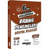 Akm Kitap 6. Sınıf Sosyal Bilgiler Güçlendiren Branş Denemeleri Ankara Yayıncılık