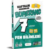 Akm Kitap 7. Sınıf Bumerang Haftalık Fen Bilimleri Denemeleri Günay Yayınları