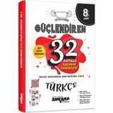 Akm Kitap 8. Sınıf Türkçe Güçlendiren 32 Haftalık Kazanım Denemeleri Ankara Yayıncılık