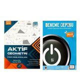 Akm Kitap - Aktif Öğrenme TYT AYT Geometri 0'dan Başlayanlara ve Deneme Deposu Analitik Geometri Konu Den Seti